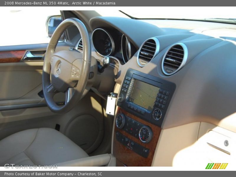 Arctic White / Macadamia 2008 Mercedes-Benz ML 350 4Matic