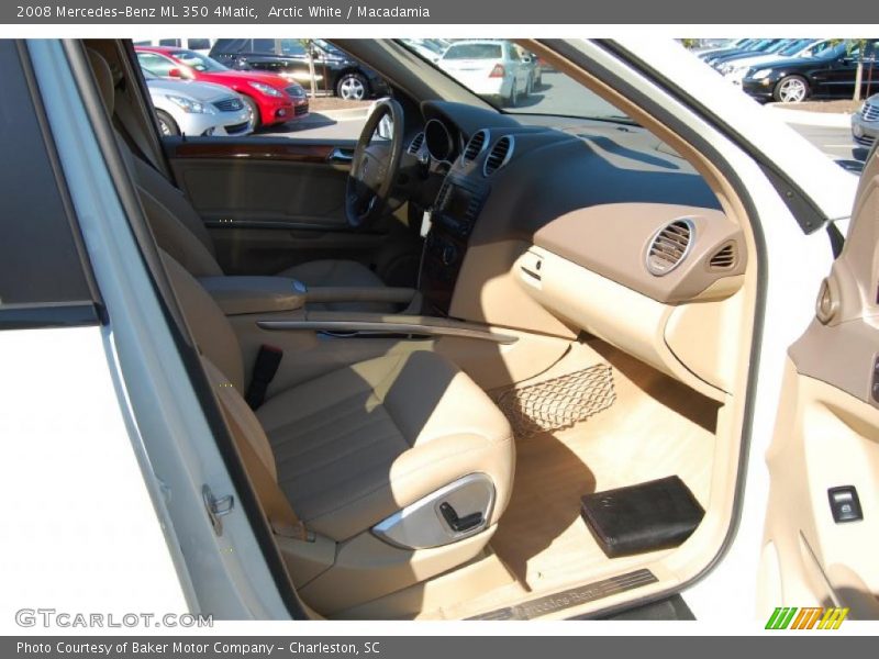 Arctic White / Macadamia 2008 Mercedes-Benz ML 350 4Matic
