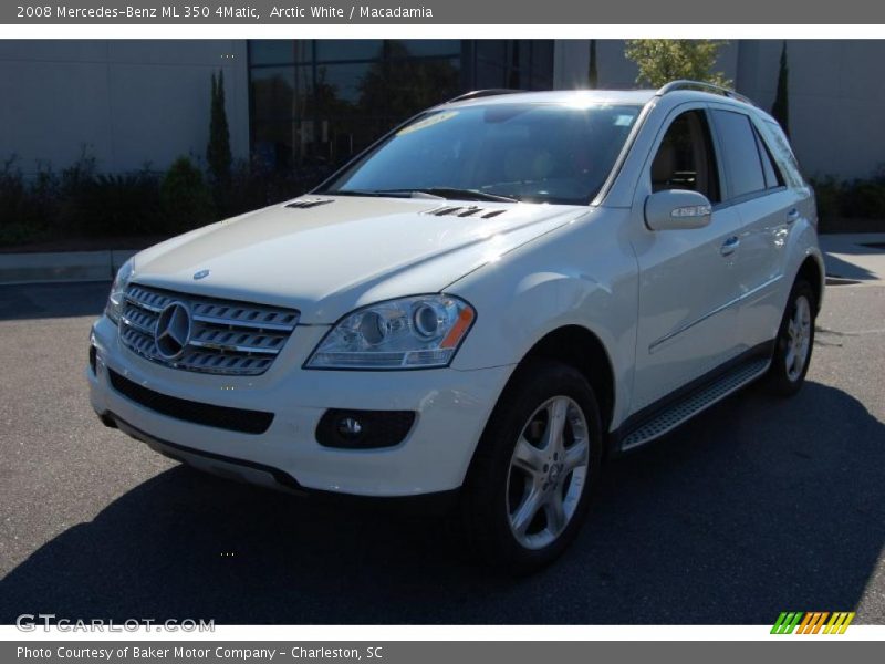 Arctic White / Macadamia 2008 Mercedes-Benz ML 350 4Matic