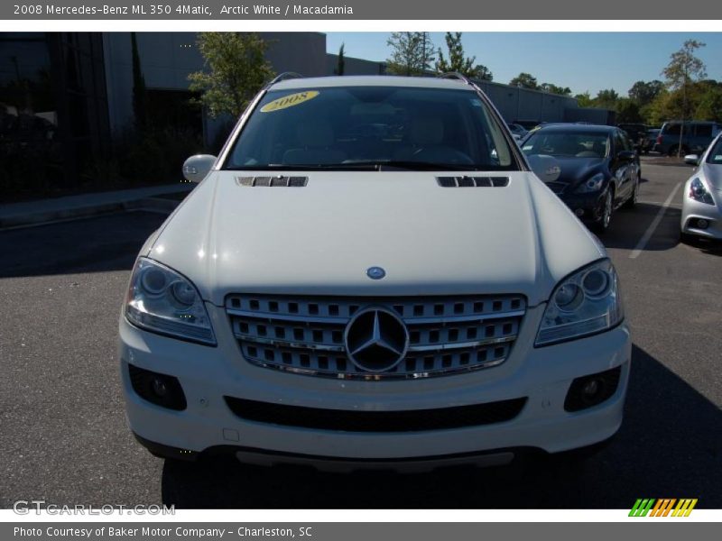 Arctic White / Macadamia 2008 Mercedes-Benz ML 350 4Matic