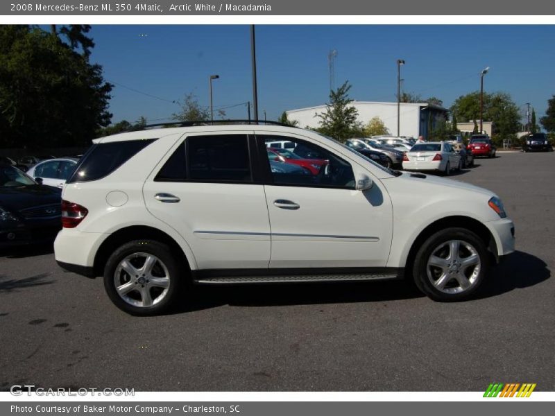 Arctic White / Macadamia 2008 Mercedes-Benz ML 350 4Matic