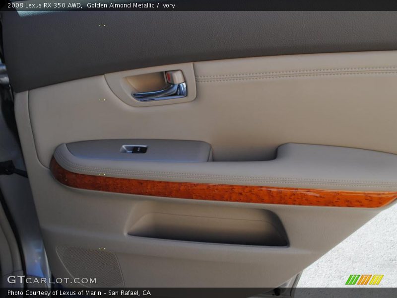 Golden Almond Metallic / Ivory 2008 Lexus RX 350 AWD