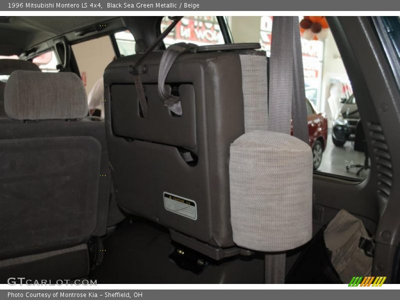 Black Sea Green Metallic / Beige 1996 Mitsubishi Montero LS 4x4