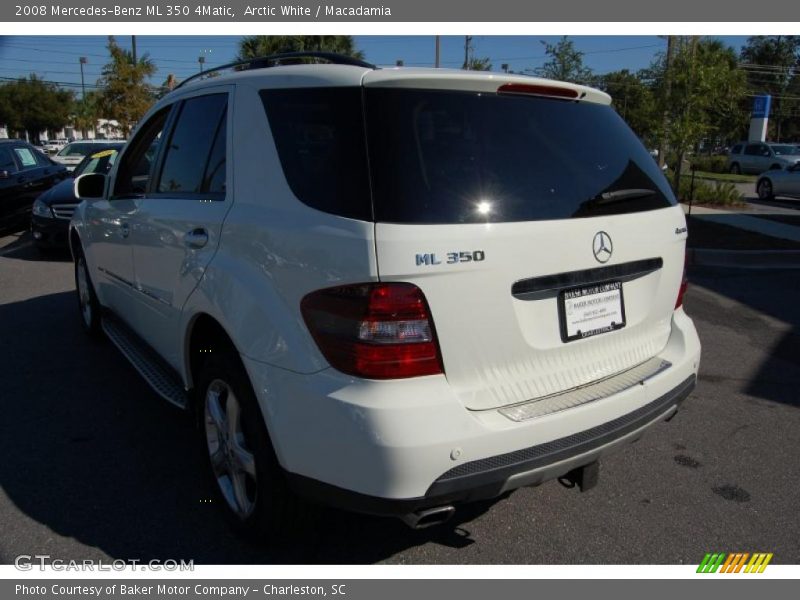 Arctic White / Macadamia 2008 Mercedes-Benz ML 350 4Matic
