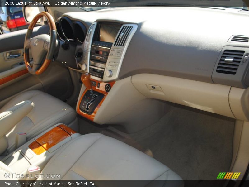 Golden Almond Metallic / Ivory 2008 Lexus RX 350 AWD