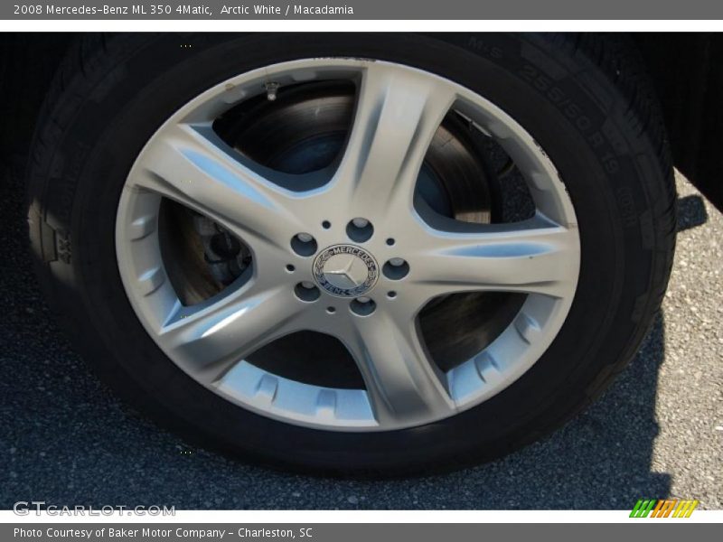 Arctic White / Macadamia 2008 Mercedes-Benz ML 350 4Matic