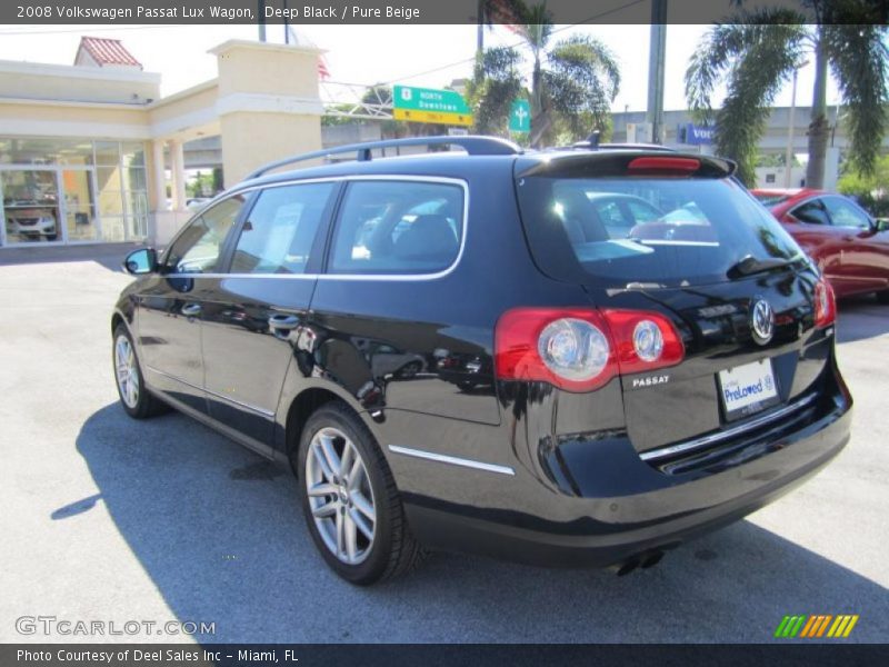 Deep Black / Pure Beige 2008 Volkswagen Passat Lux Wagon