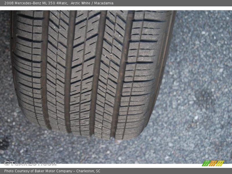 Arctic White / Macadamia 2008 Mercedes-Benz ML 350 4Matic