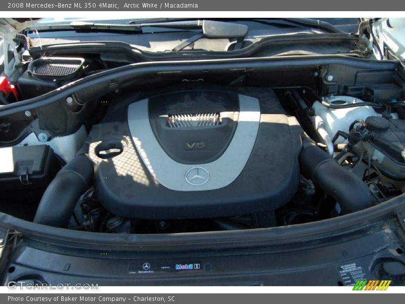Arctic White / Macadamia 2008 Mercedes-Benz ML 350 4Matic