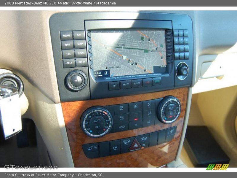 Arctic White / Macadamia 2008 Mercedes-Benz ML 350 4Matic