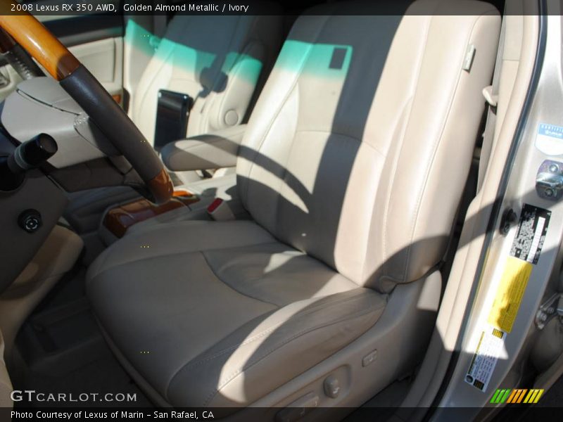 Golden Almond Metallic / Ivory 2008 Lexus RX 350 AWD
