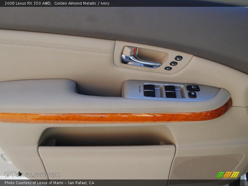 Golden Almond Metallic / Ivory 2008 Lexus RX 350 AWD