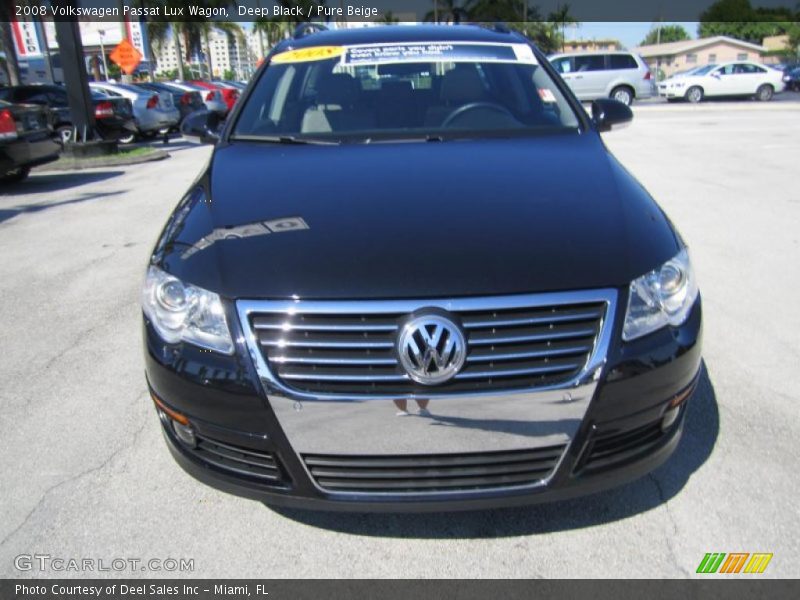 Deep Black / Pure Beige 2008 Volkswagen Passat Lux Wagon