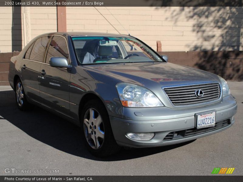 Mystic Sea Opalescent / Ecru Beige 2002 Lexus LS 430