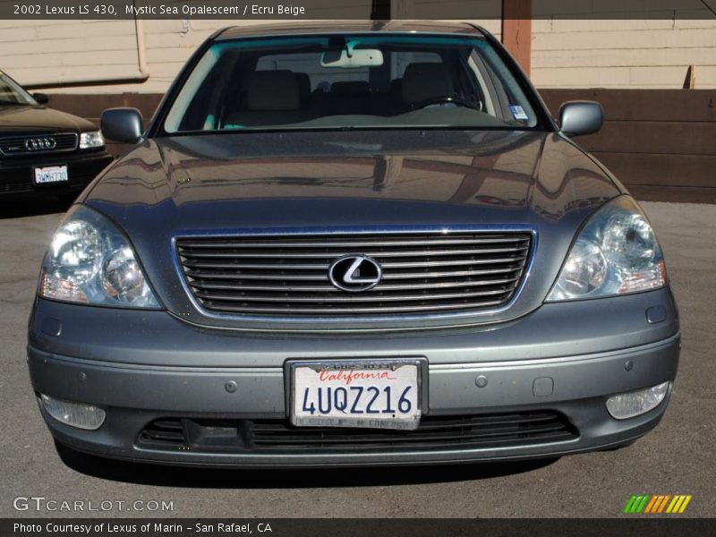 Mystic Sea Opalescent / Ecru Beige 2002 Lexus LS 430