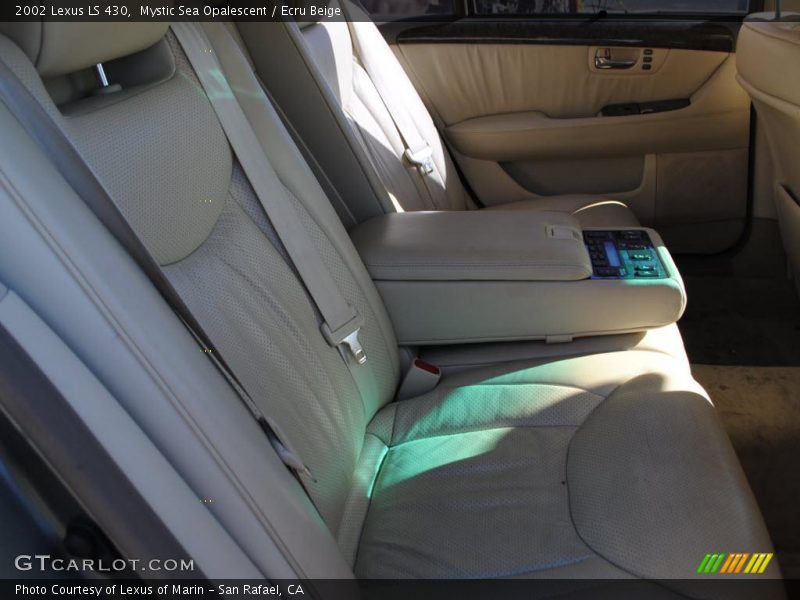 Mystic Sea Opalescent / Ecru Beige 2002 Lexus LS 430