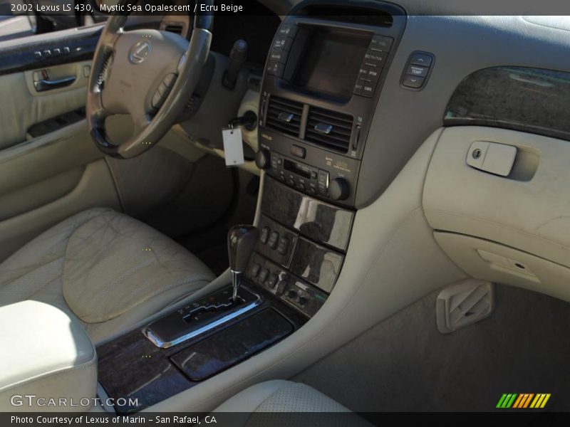 Mystic Sea Opalescent / Ecru Beige 2002 Lexus LS 430