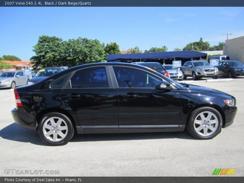Black / Dark Beige/Quartz 2007 Volvo S40 2.4i