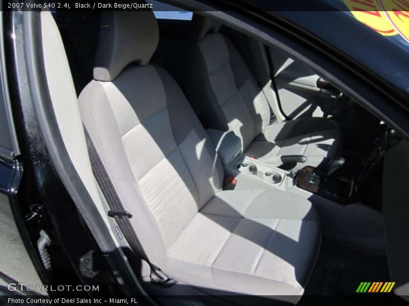 Black / Dark Beige/Quartz 2007 Volvo S40 2.4i