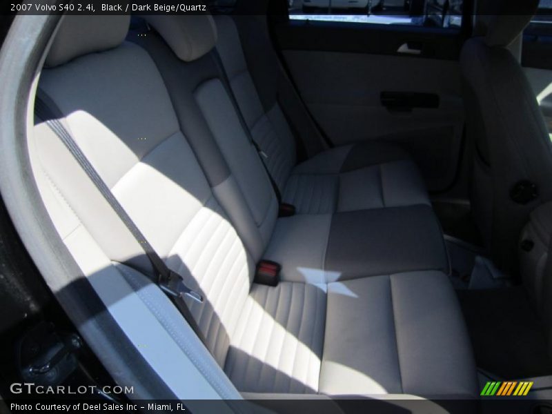 Black / Dark Beige/Quartz 2007 Volvo S40 2.4i