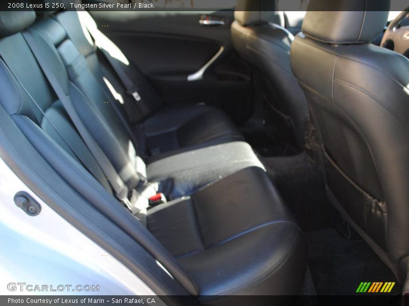 Tungsten Silver Pearl / Black 2008 Lexus IS 250