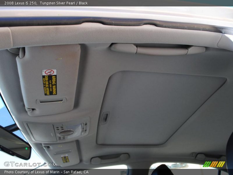 Tungsten Silver Pearl / Black 2008 Lexus IS 250