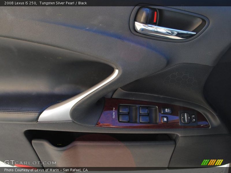 Tungsten Silver Pearl / Black 2008 Lexus IS 250