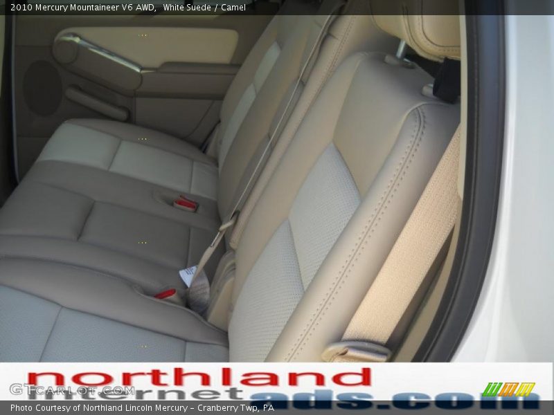 White Suede / Camel 2010 Mercury Mountaineer V6 AWD