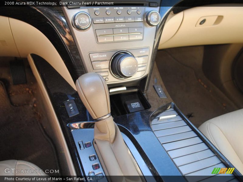 Dark Cherry Pearl / Parchment 2008 Acura MDX Technology