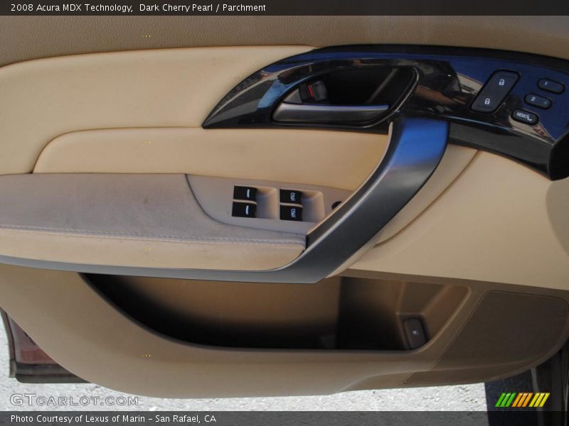 Dark Cherry Pearl / Parchment 2008 Acura MDX Technology
