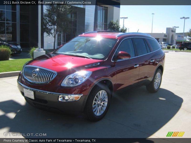 Red Jewel Tintcoat / Cashmere/Cocoa 2011 Buick Enclave CX