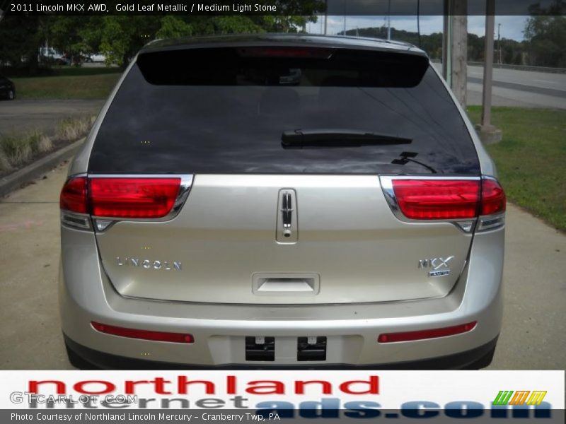 Gold Leaf Metallic / Medium Light Stone 2011 Lincoln MKX AWD