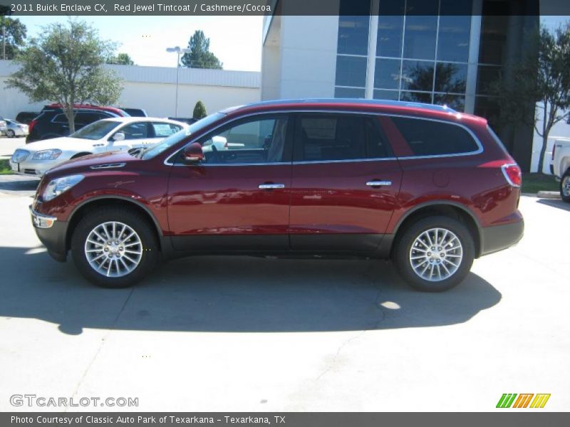 Red Jewel Tintcoat / Cashmere/Cocoa 2011 Buick Enclave CX
