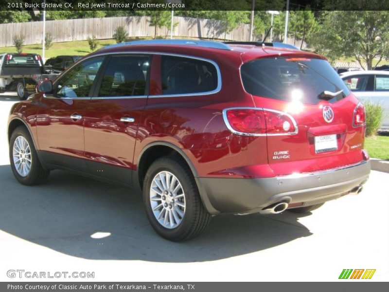 Red Jewel Tintcoat / Cashmere/Cocoa 2011 Buick Enclave CX