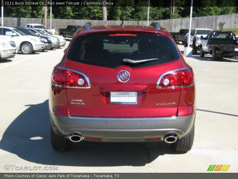 Red Jewel Tintcoat / Cashmere/Cocoa 2011 Buick Enclave CX