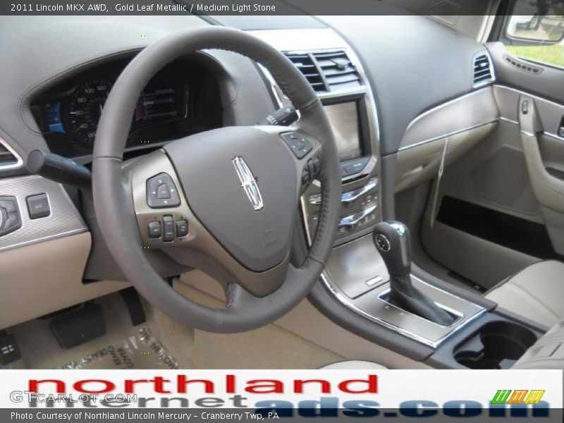 Gold Leaf Metallic / Medium Light Stone 2011 Lincoln MKX AWD