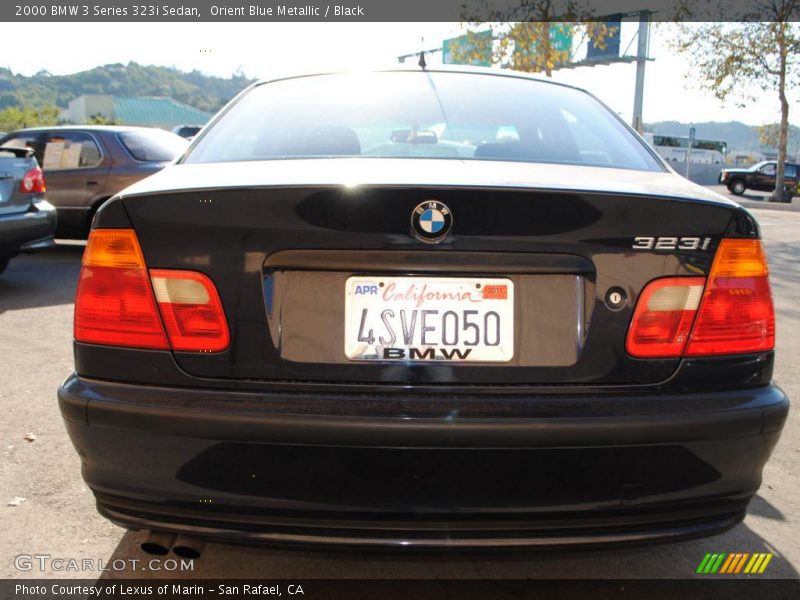 Orient Blue Metallic / Black 2000 BMW 3 Series 323i Sedan