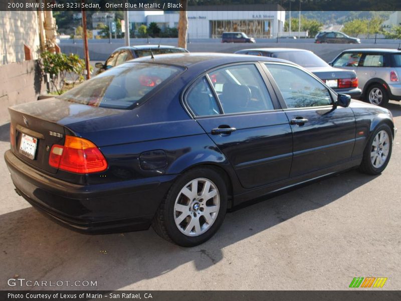 Orient Blue Metallic / Black 2000 BMW 3 Series 323i Sedan