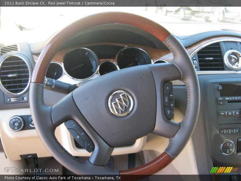 Red Jewel Tintcoat / Cashmere/Cocoa 2011 Buick Enclave CX