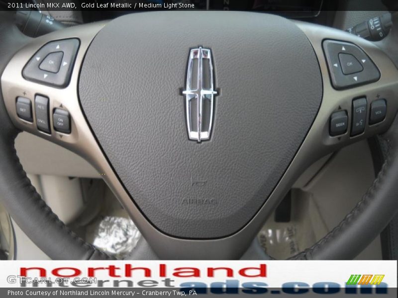 Gold Leaf Metallic / Medium Light Stone 2011 Lincoln MKX AWD