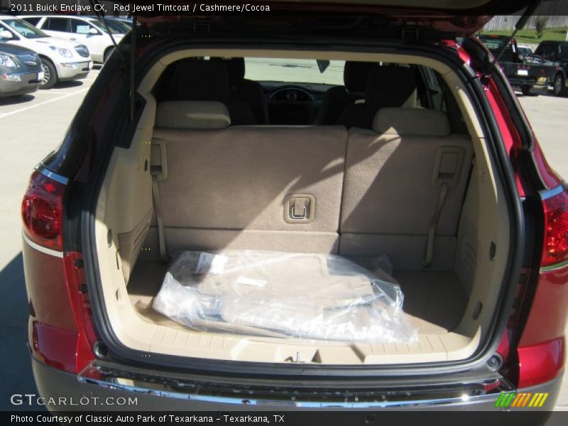 Red Jewel Tintcoat / Cashmere/Cocoa 2011 Buick Enclave CX