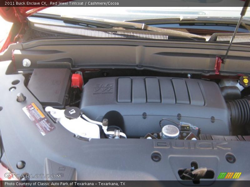 Red Jewel Tintcoat / Cashmere/Cocoa 2011 Buick Enclave CX