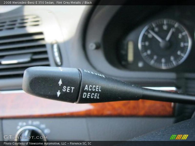 Flint Grey Metallic / Black 2008 Mercedes-Benz E 350 Sedan