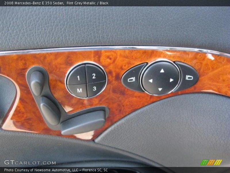Flint Grey Metallic / Black 2008 Mercedes-Benz E 350 Sedan