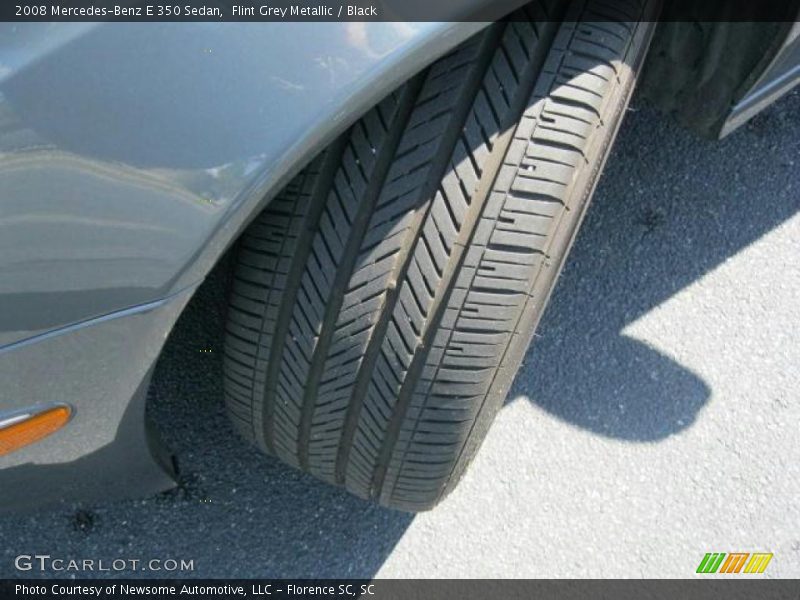 Flint Grey Metallic / Black 2008 Mercedes-Benz E 350 Sedan