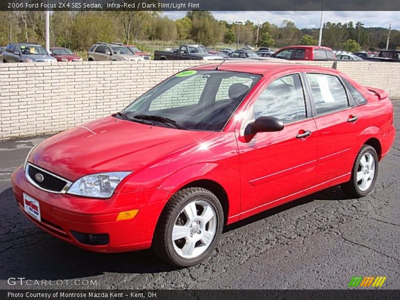 Infra-Red / Dark Flint/Light Flint 2006 Ford Focus ZX4 SES Sedan