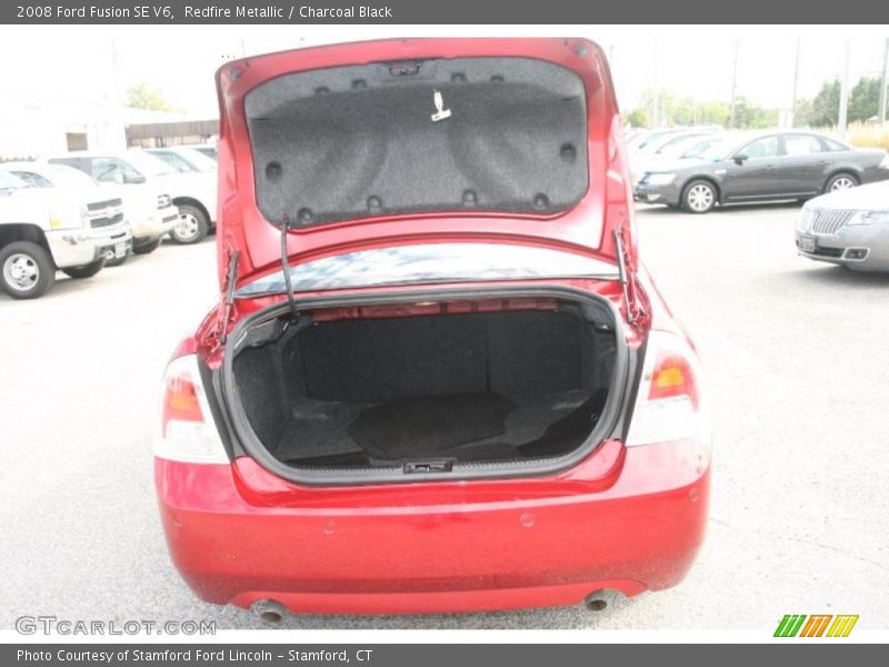 Redfire Metallic / Charcoal Black 2008 Ford Fusion SE V6