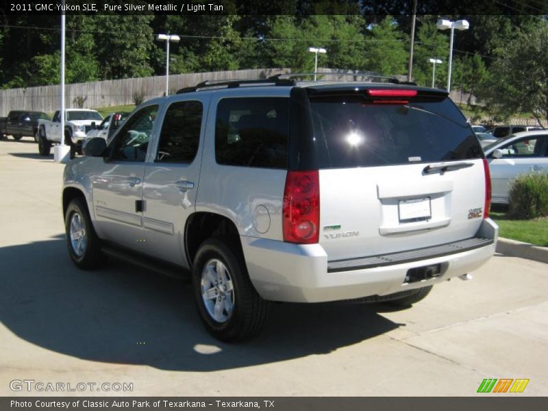 Pure Silver Metallic / Light Tan 2011 GMC Yukon SLE