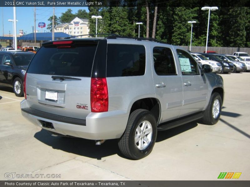 Pure Silver Metallic / Light Tan 2011 GMC Yukon SLE