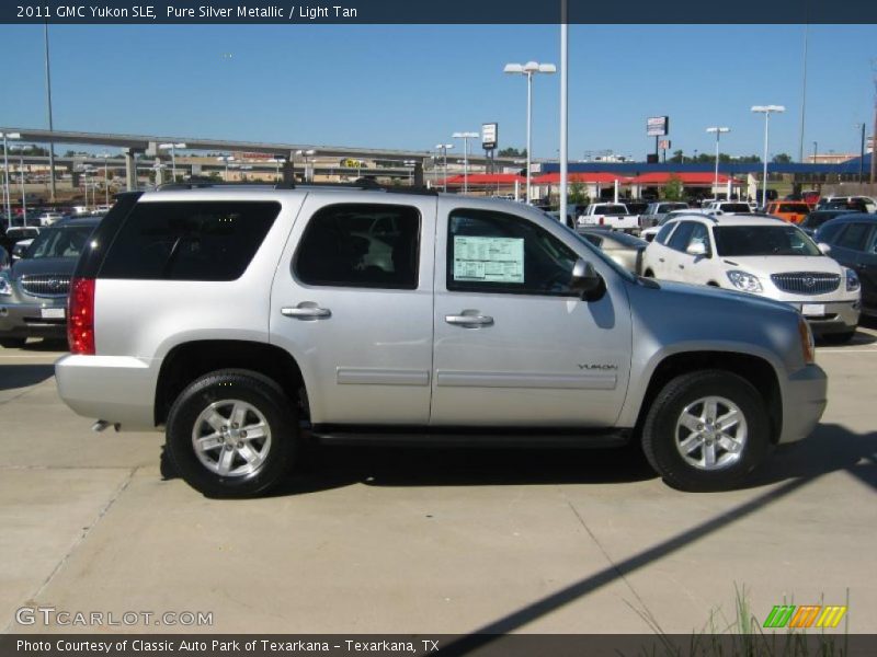 Pure Silver Metallic / Light Tan 2011 GMC Yukon SLE